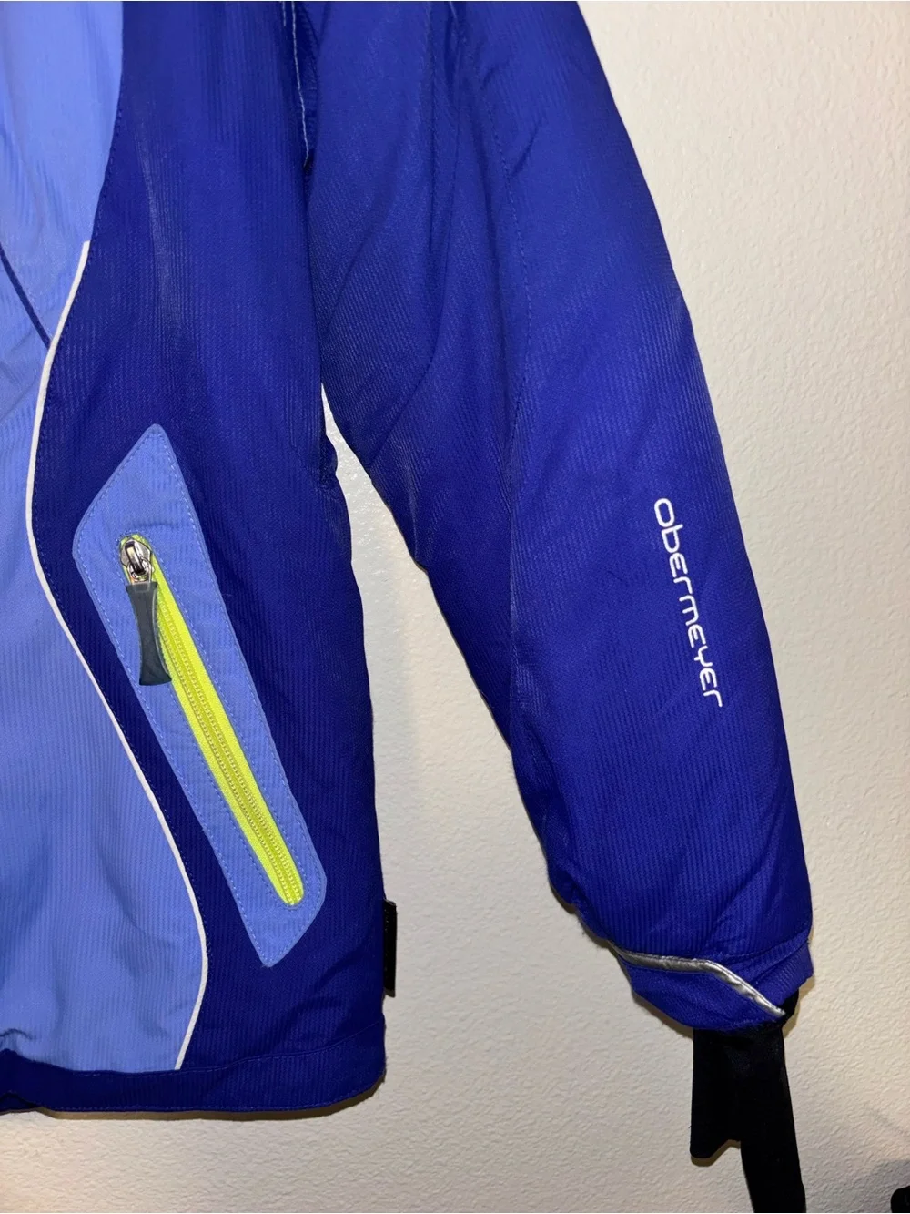 Kids Blue & Lime Ski Jacket - Obermeyer